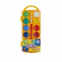 Acuarele Astra 12 culori, diametru pastila 23.5mm, pigmenti de inalta calitate, solutie pe baza de apa, finish mat