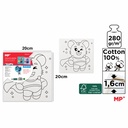 Canvas pentru copii Main Paper, 20 cm, 280g/mp, perfect pentru artistii mici