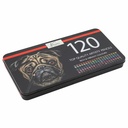 Set 120 creioane colorate Creative Craft Art Sensation Nassau Fine Art, culori vibrante pentru proiecte artistice variate
