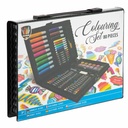 Set coloriaj Creative Craft Grafix 80 piese, trusa completa pentru artisti incepatori si experimentati