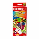 Set Acuarele Kores Akuarellos, 30 mm, 12 culori - Culori Vibrante, Pastile Generoase