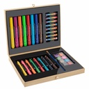 Set coloriaj Creative Craft Grafix, 33 piese, creioane acuarele si carioci, ideal pentru desen si pictura, pentru copii de toate varstele