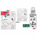 Canvas Main Paper 20x25 cm, 280gr/mp, Rechin, Ideal pentru Pictura in Ulei si Acrilic