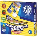 Tempera Astra 30 ml, 6 culori