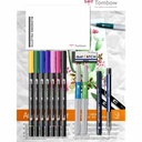 Set Tombow Watercoloring 14 piese, ideal pentru artisti - culori si instrumente premium