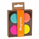 Set 4 magneti Apli, culori vibrante, organizare practica