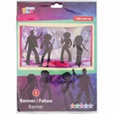 Banner Disco 150x190cm cu Inele Metalice pentru Evenimente Speciale, Promovare Afaceri sau Conferinte - Personalizabil