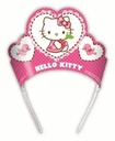 Set 6 coronite party Hello Kitty, accesorii distractive pentru petreceri copii