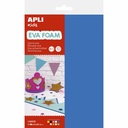 Set 10 coli Apli Spuma Eva 300 x 200 mm, culori vibrante, pentru proiecte creative