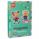 Joc Magnetic APLI Dress Up, 30 Magnet, Profesiuni si Personaje, Set Educativ copii 3+