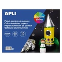 Hartie tip staniol Apli, 320 x 440 mm, Culori Asortate, Pentru Proiecte Creative