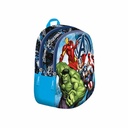 Ghiozdan Majewski Avengers, 2 compartimente, 30x23x12 cm, 8L, Elemente Reflectante, Bretele Ajustabile