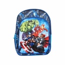 Ghiozdan Majewski Avengers, 2 compartimente, 38x29x18 cm, 17L, elemente reflectorizante, bretele ajustabile