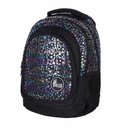 Ghiozdan scolar Astra, 3 compartimente, Neon Kitty, ergonomic, impermeabil, 39x28x15 cm