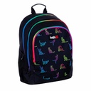 Ghiozdan scolar Astra Hash Kitty Smile, 3 compartimente, 39 x 28 x 15 cm, impermeabil, cu spate profilat