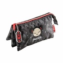 Penar Pucca cu 3 compartimente, imprimeu distractiv, fermuar rezistent, dimensiuni ideale