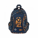 Ghiozdan Majewski St Right BP26, 3 compartimente, Soccer, Ergonomic si Impermeabil, 39x27x17 cm