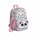 Ghiozdan mini Majewski St.Right BP26, Panda Grey, 1 compartiment, ergonomic, impermeabil