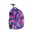 Rucsac Troller Majewski St Right TB01 Neon Party, Dimensiuni 44x32x25 cm, Compartimente pentru laptop si tableta, Roz Vibrant