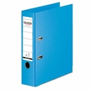 Biblioraft Falken Chromocolor, 80 mm, Albastru Deschis, Capacitate 600 coli, Durabil si Lavabil