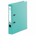 Biblioraft Falken Chromocolor, 80 mm, Menta, Durabil si Lavabil, Capacitate 600 coli