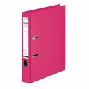 Biblioraft Falken Chromocolor, 50 mm, fucsia, durabil si lavabil, capacitate 350 coli