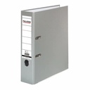 Biblioraft Falken plastifiat 80 mm gri, durabil si elegant, capacitate 600 coli