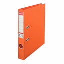Biblioraft Esselte No.1 Power, PP/PP, A4, 50 mm, portocaliu, capacitate 350 coli, mecanism patentat, durabil