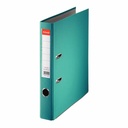 Biblioraft Esselte Economy, PP, A4, 50 mm, turcoaz, capacitate 350 coli, organizare eficienta a documentelor