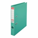 Biblioraft Esselte No.1 Power, PP/PP, A4, 50 mm, turcoaz, Capacitate 350 coli, Mecanism No.1, Durabil si Profesional