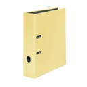 Biblioraft Falken Pastel A4, 80mm, Galben Vanilie - Organizare Eleganta si Durabilitate