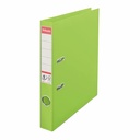 Biblioraft Esselte No.1 Power, PP/PP, A4, 50 mm, VIVIDA verde, capacitate 350 coli