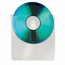 Buzunar autoadeziv CD/DVD 3L Office, 10 bucati, protectie antistatica, orificiu pentru degete, 127 x 127 mm