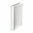 Caiet mecanic Esselte Panorama A4, PP/PP, 4 inele, alb, buzunar transparent, buzunar pentru etichete
