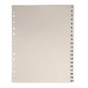 Separatoare Noki, din plastic, cu index 1-20