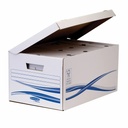 Cutie de arhivare Fellowes Basic, 554x350x280 mm, Capac Fix, Carton Certificat FSC, Reciclabila