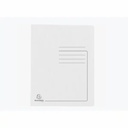 Dosar cu sina Exacompta A4, carton Colorspan, alb - Organizare eficienta pentru documente intr-un design durabil