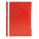 Dosar cu sina si 2 perforatii, rosu, 25 bucati/set
