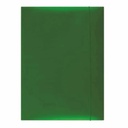 Mapa cu elastic Donau, carton plastifiat, verde