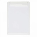 Clipboard MAUL din plastic reciclat alb, suport pentru pix, garantie 3 ani