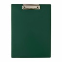 Clipboard simplu A4 din PVC, verde inchis, rezistent si durabil