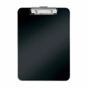 Clipboard Leitz WOW, simplu, PS, A4, 100 coli, negru, design WOW colorat, clema metalica puternica