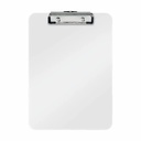 Clipboard Leitz WOW, simplu, PS, A4, 100 coli, alb, design WOW colorat, clema metalica puternica, capacitate generoasa